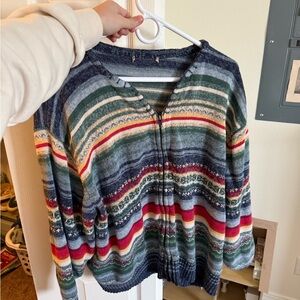 Striped Cardigan/Sweater!
